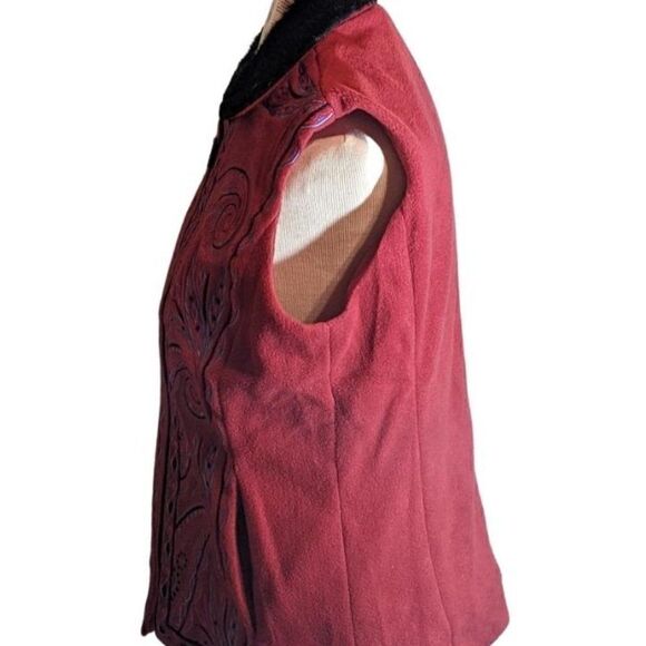 🆕 NWT BOB MACKIE WEARABLE ART LINED VEST - Picture 7 of 7